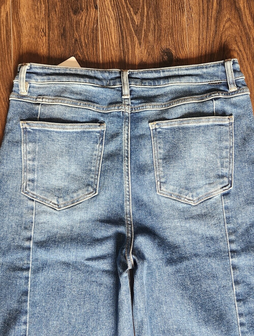 Risen Freckled Poppy Wide Leg Women’s Jeans - Light Blue - Picture 5 of 7
